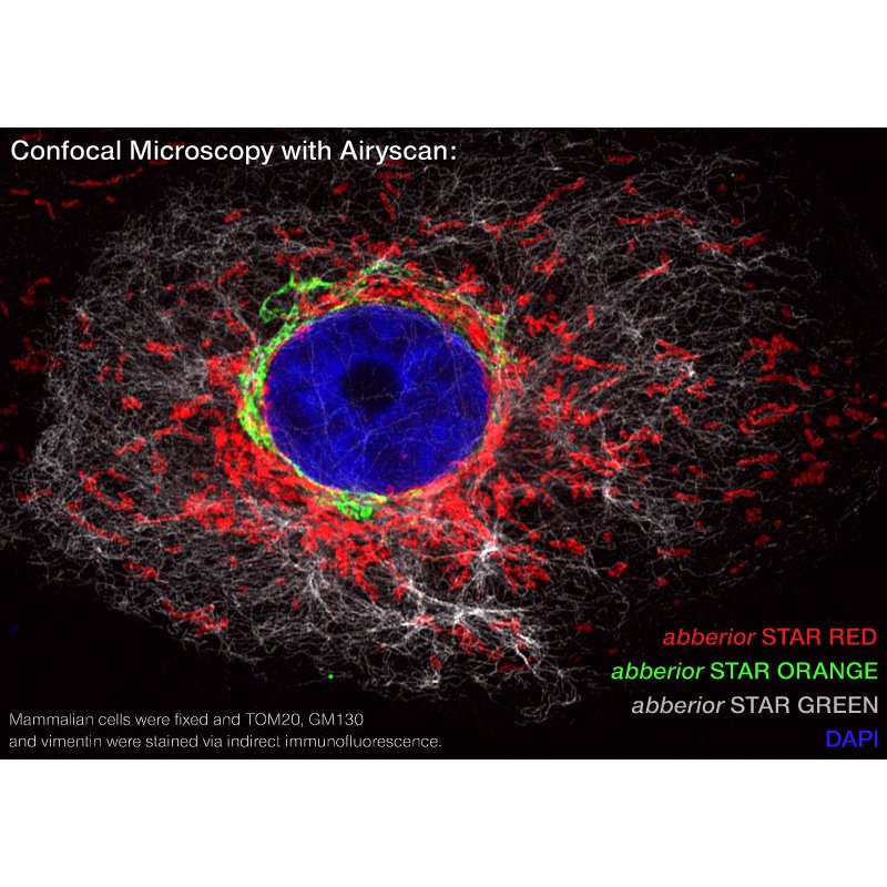 abberior STAR RED, nanobody FluoTag-X2 anti-Rabbit IgG, 500 L (5 M)